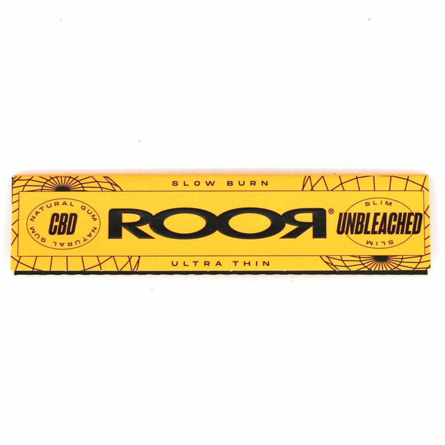 RooR Unbleached King Size Slim Papers