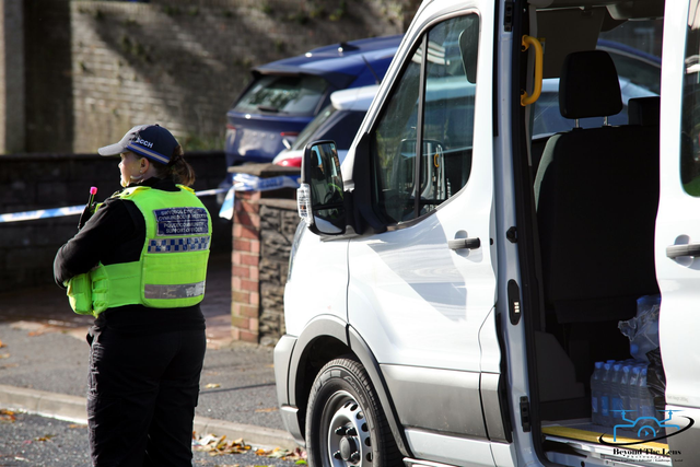 PCSO Securing Crime Scene (Editorial Digital)