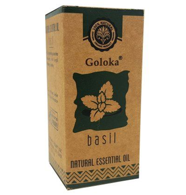 Huile essentielle de basilic Goloka 100% naturelle