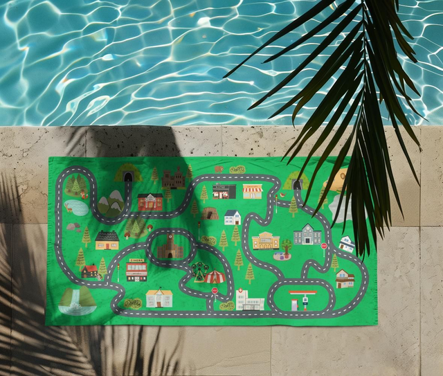 Strandtuch: "Spielteppich"