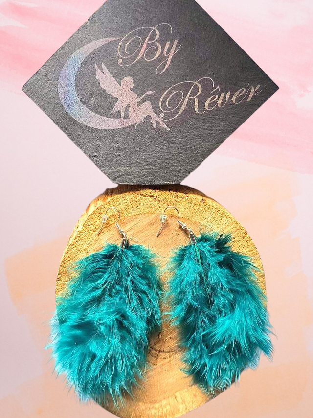 BOUCLES D'OREILLES - BOHEME BLEU