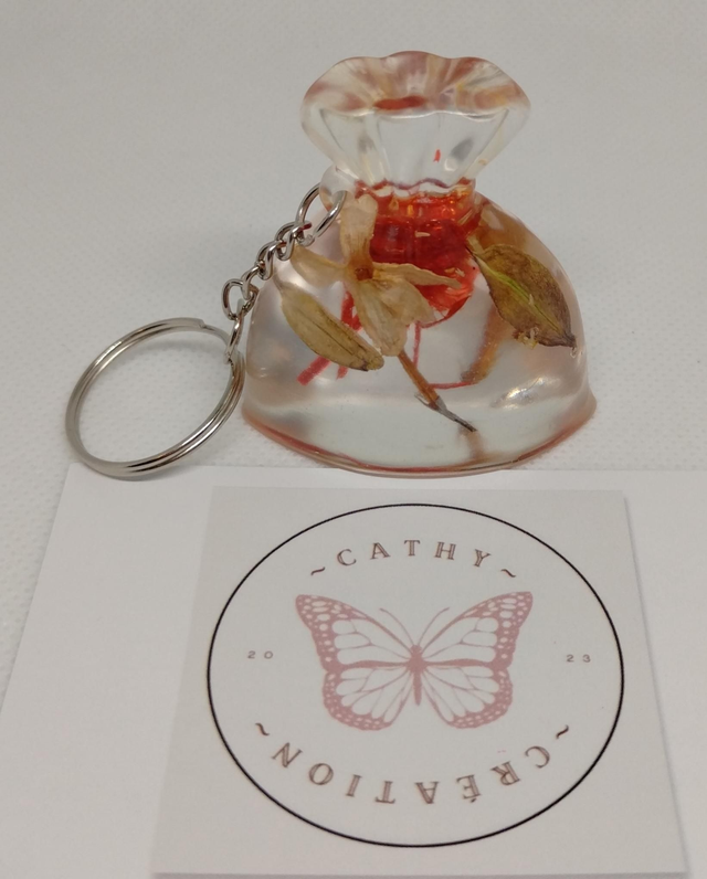 Bijoux de sac avec inclusion de fleurs 