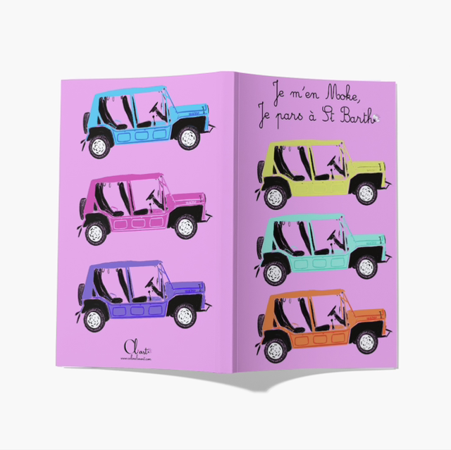 Notebook Je m’en Moke je pars à St Barth