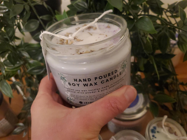 Lavender &amp; Coconut Soy Wax Candle