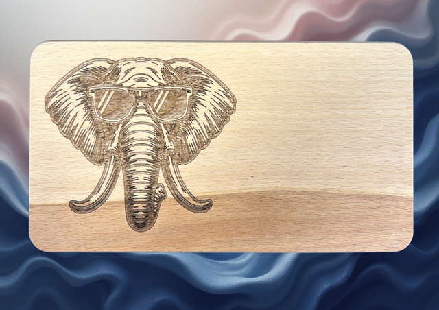Brotbrett „Cooler Elefant“
