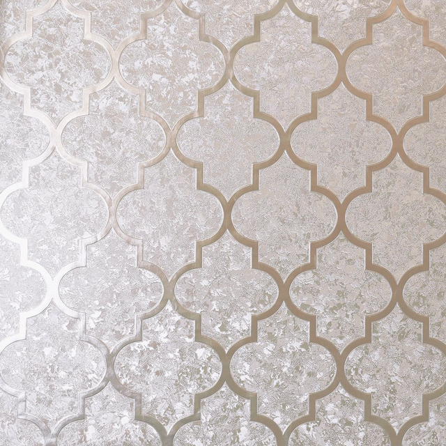 Rose Gold Foil Trellis