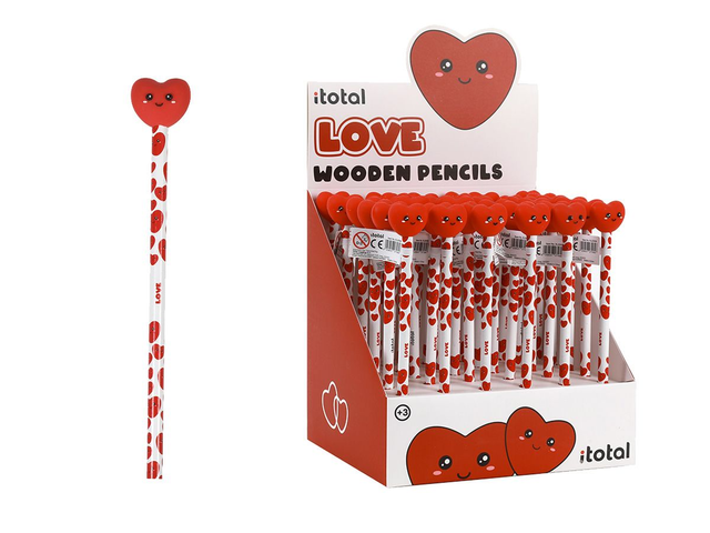 Matita itotal con Topper 3D - FOLLOW YOUR HEART