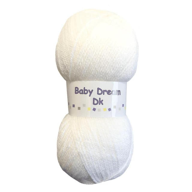 Woolcraft Baby Dream DK 100g - 800 White