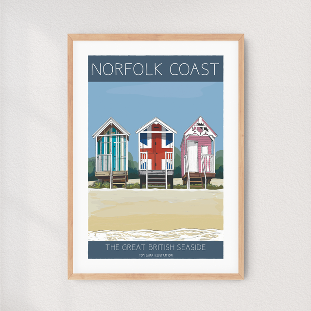 &#039;Norfolk Coast&#039; art print