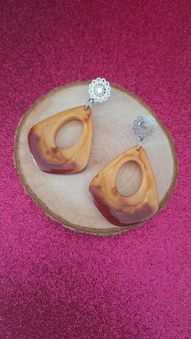 Boucles d'oreilles gouttes levé de soleil