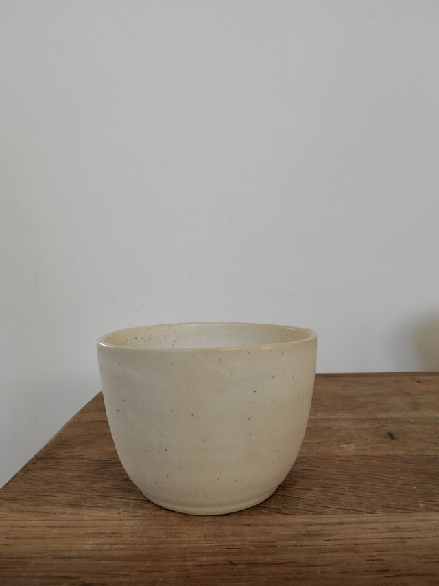 Handleless Cup | Almond