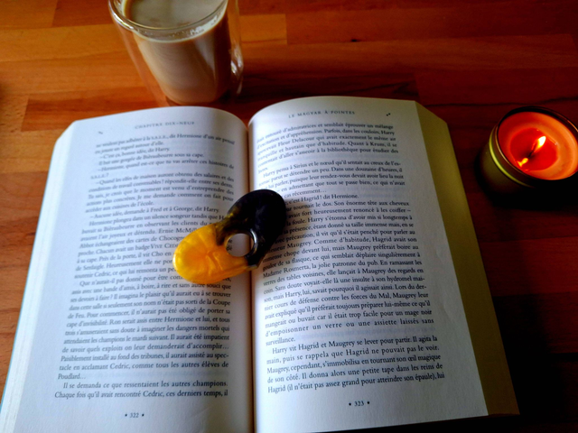 Bague de lecture Coeur - Book Holder artisanal