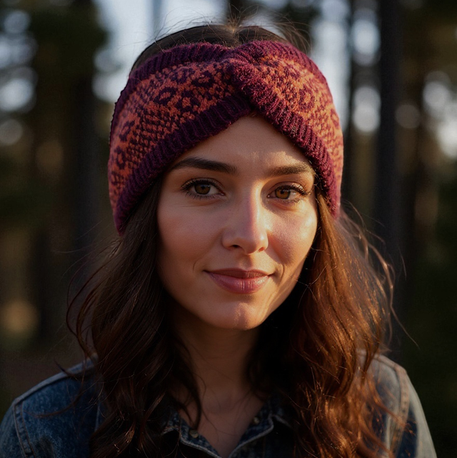 Soft Merino Wool Handmade Headband (Colour: Fall Vibes)