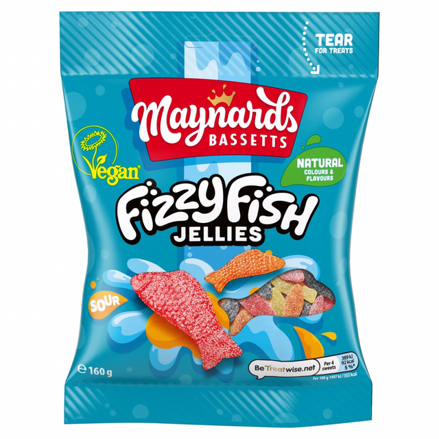Maynards Fizzy Fish 160g