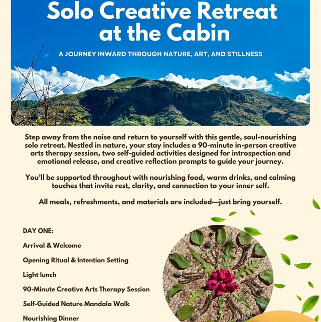 Solo Retreat in the mountains 