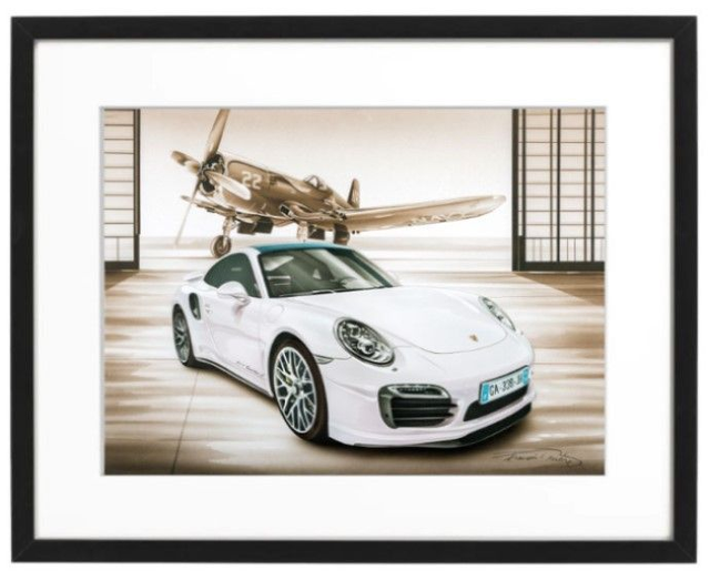 Porsche 911 Turbo S - Framed Print
