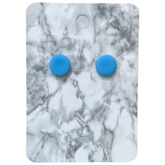 Neon blue studs - small