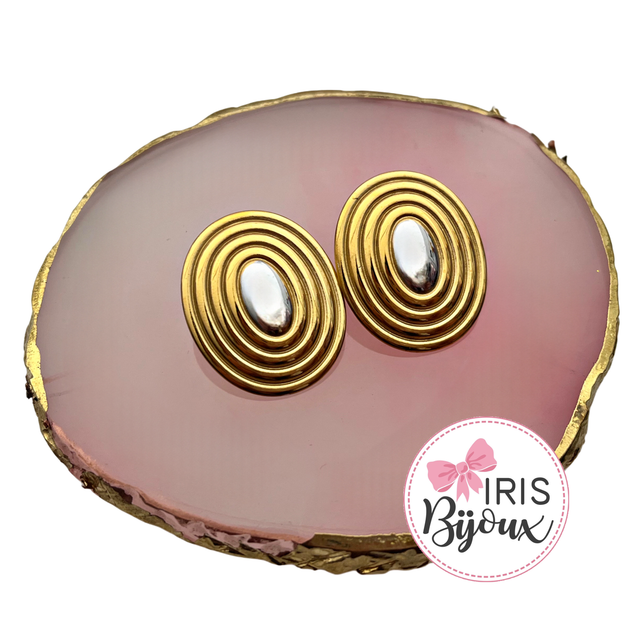 Orecchini Bicolor Vortice 