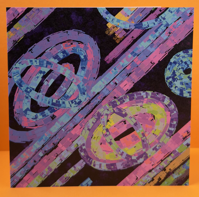 caffè espresso 1 - karte mit einlageblatt und couvert