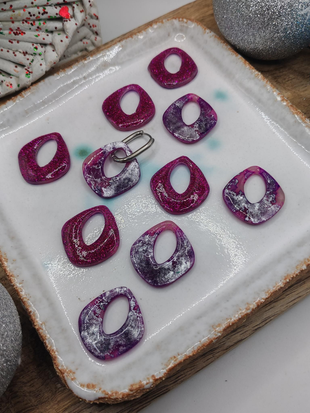 Choupettes Marine réversibles violette