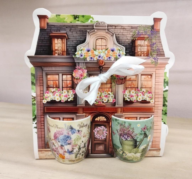 Tazzine da caffè &quot;flowers&quot;