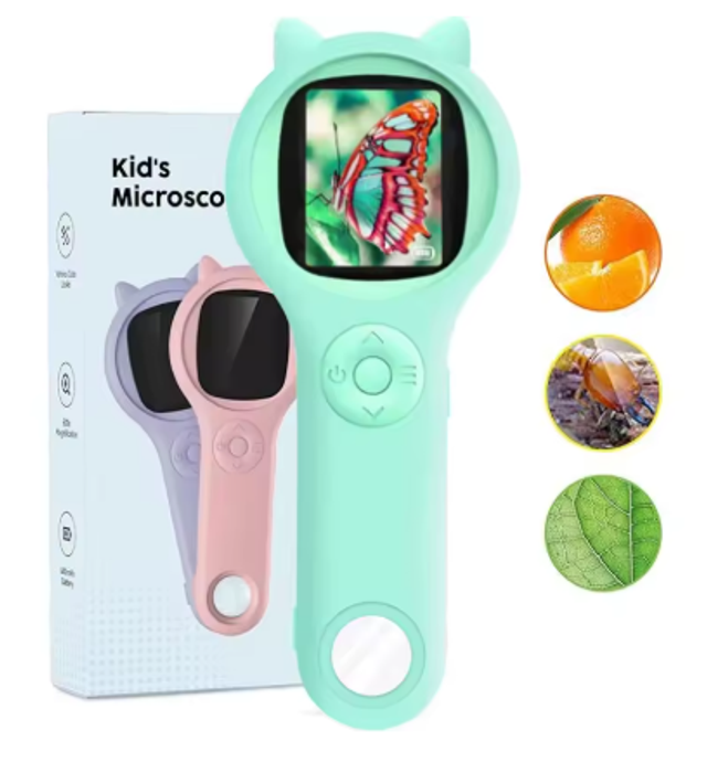 Mini optische microscoop voor kinderen met 500x vergroting