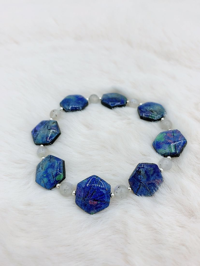 Bracelet "Etincelle" et Pierre de Labradorite