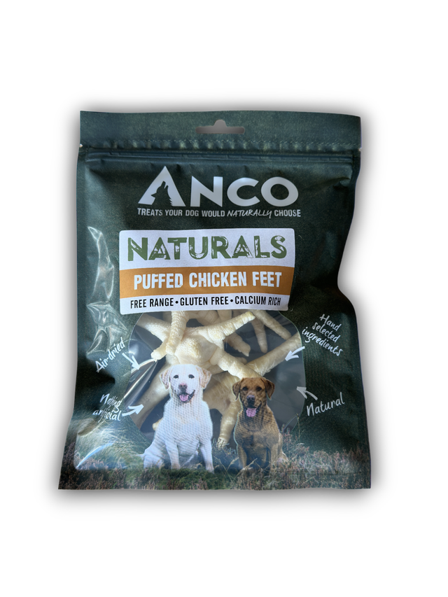 Naturals Puffed Chicken Feet 80g