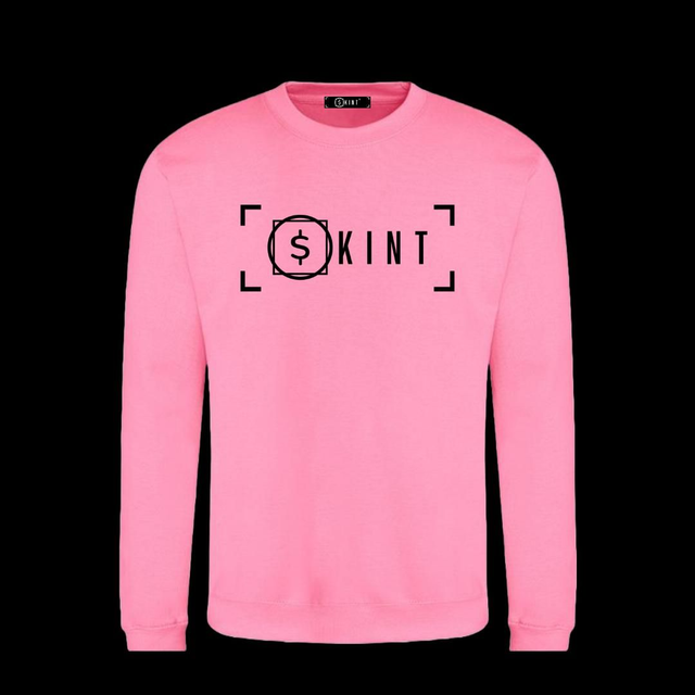 Skint Sweatshirt [Candyfloss Pink] (black logo)
