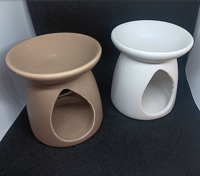 Diffuseur en Grès marron ou blanc de Fondant Parfumé