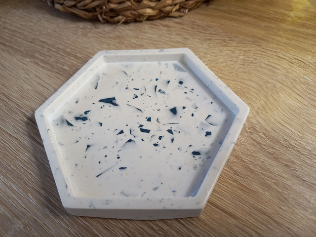 Dessous de verre hexagonale