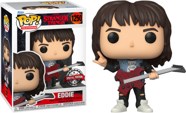 Stranger Things: Eddie with Guitar (Special Edition) Pop! #1250
