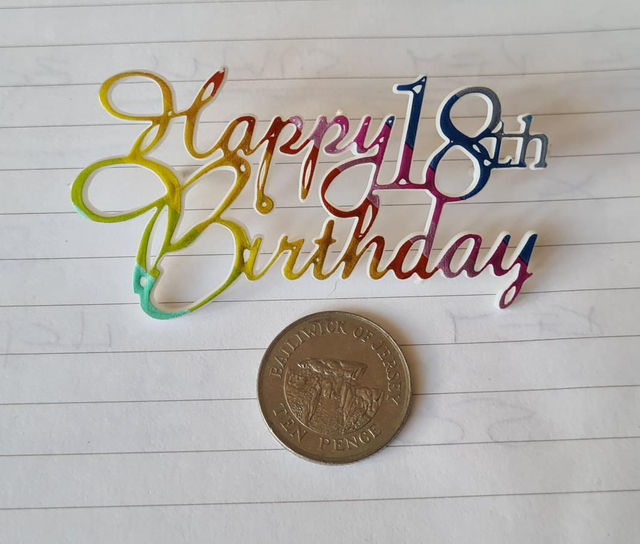 Happy 18th Birthday Cake Decoration