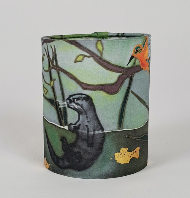 Good neighbours riverbank tealight holder   