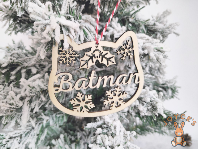 Boule de noël personnalisée - 9cm - Modèle Batman