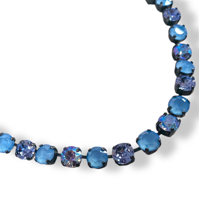 Collier DEVA KLASSIK BIG Summerbluemix, Blau