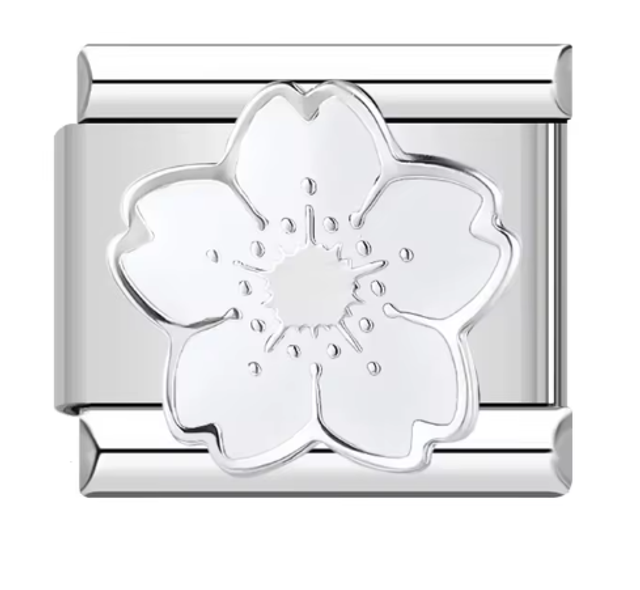 Charm Flor Blanca