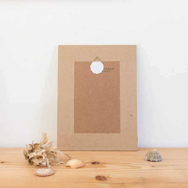 Nuages - Cyanotype sous verre - 18x24 cm