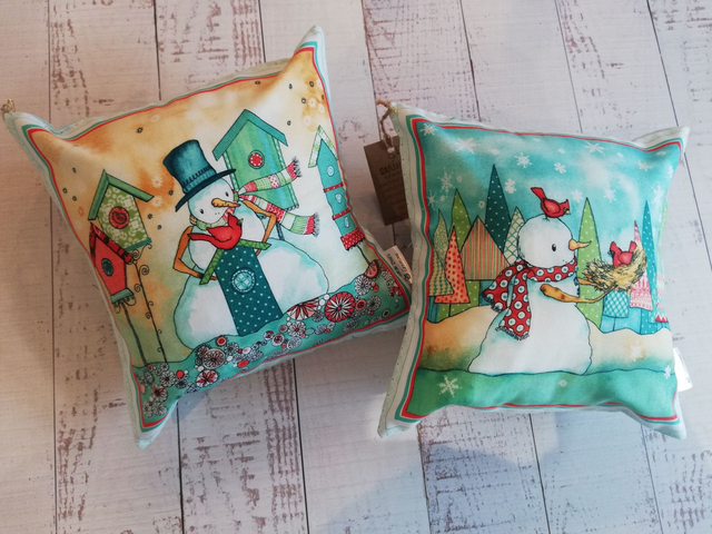 Snowman Scatter Cushion 