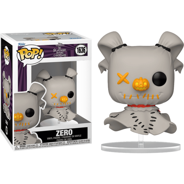 Funko - DISNEY - THE NIGHTMARE BEFORE CHRISTMAS - POP Funko 1636 - Zero
