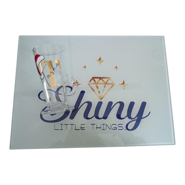 Personalised Glass Latte Mug