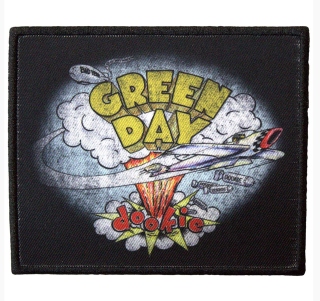 GREEN DAY STANDARD PATCH: DOOKIE (BLACK)