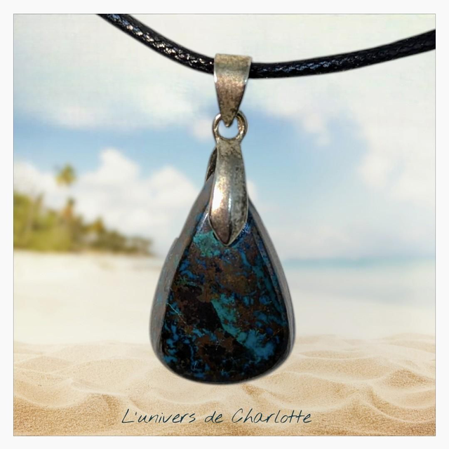 Pendentif &quot;Chrysocolle&quot; PN-130