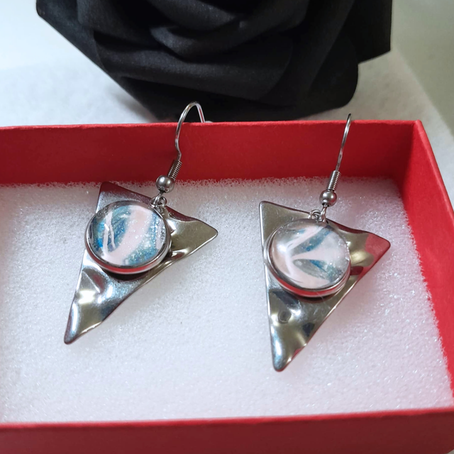 AURORE ROSEE - Boucles d'oreilles - Métal argenté