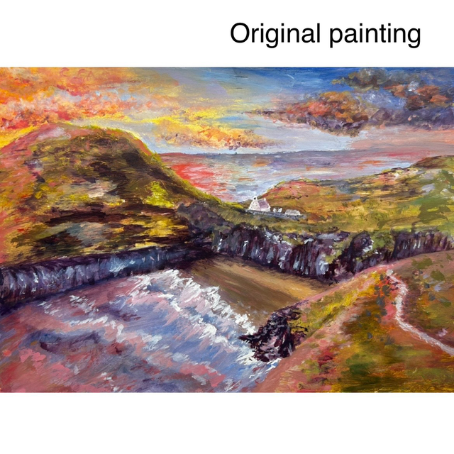 Art Print - Mwnt Beach 