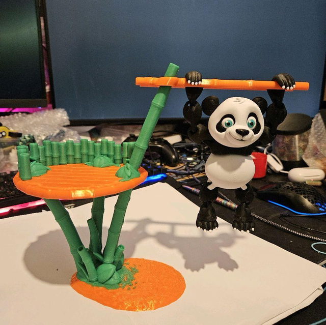 Articulated panda