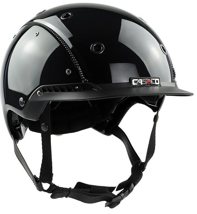 Casco Reithelm Champ 3 Plus schwarz glanz