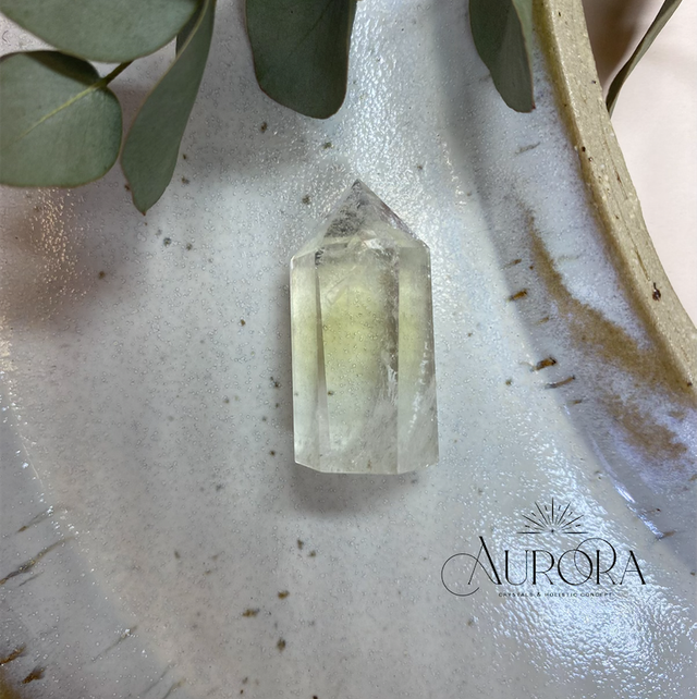 Limonenquarz Spitze poliert #1 