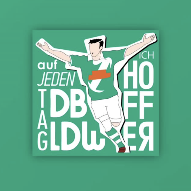 Sticker "Jeden Tag dbldw" [50 Stück]