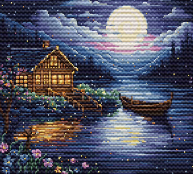 Petit Point Kit Luca-S - Spring Night